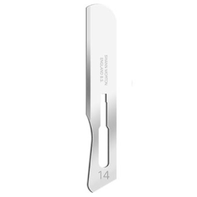 Swann Morton knivblads nr. 14 er specialdesignede blade til æstetiske procedurer som dermaplaning.